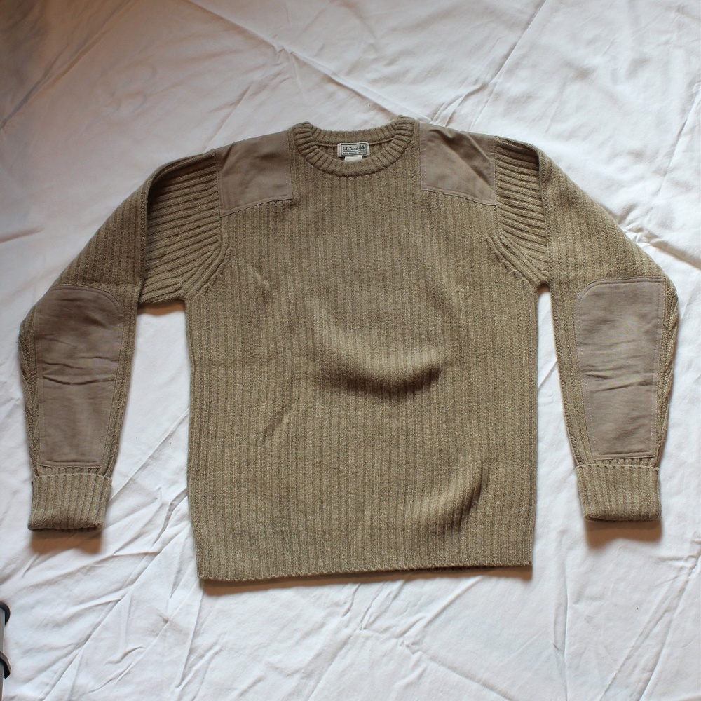 L.L. Bean Commando Sweater - Briar Heather M